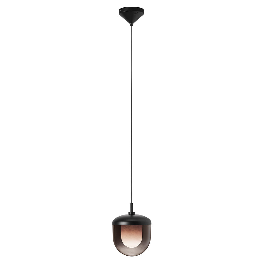 Magia 18 Pendant Light, Black/Smoke