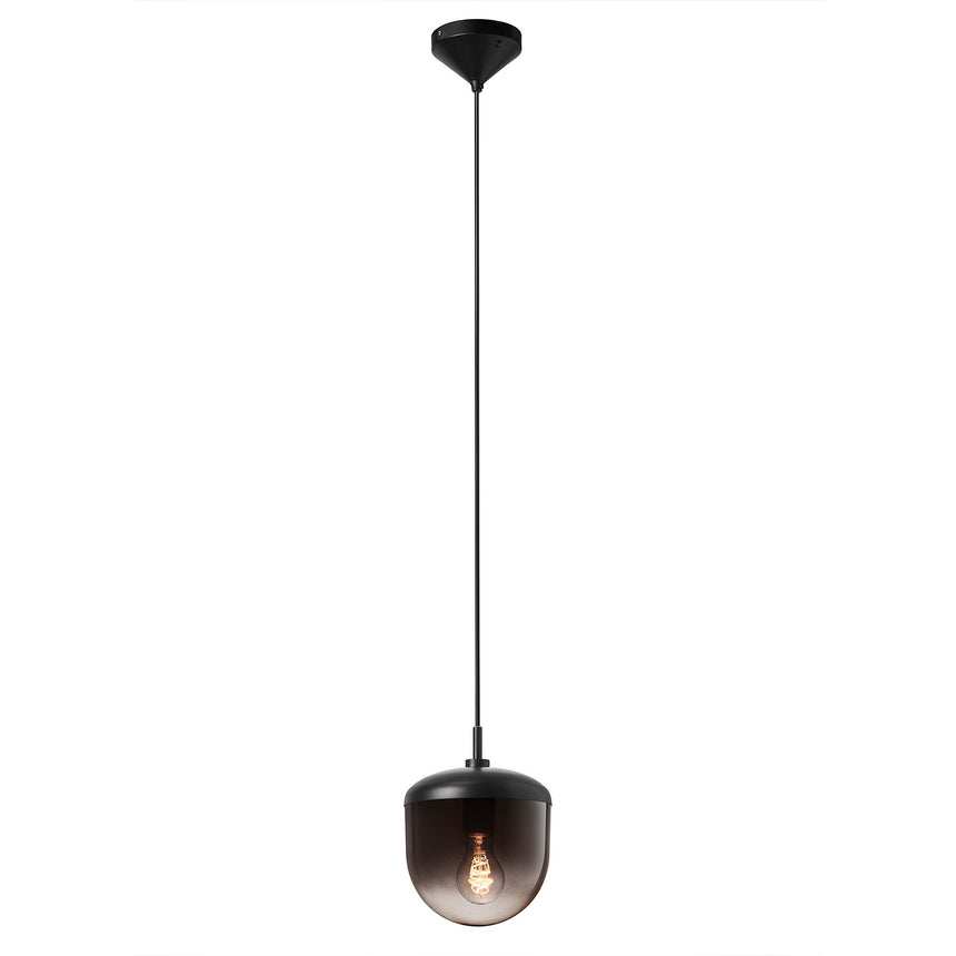 Magia 18 Pendant Light, Black/Smoke