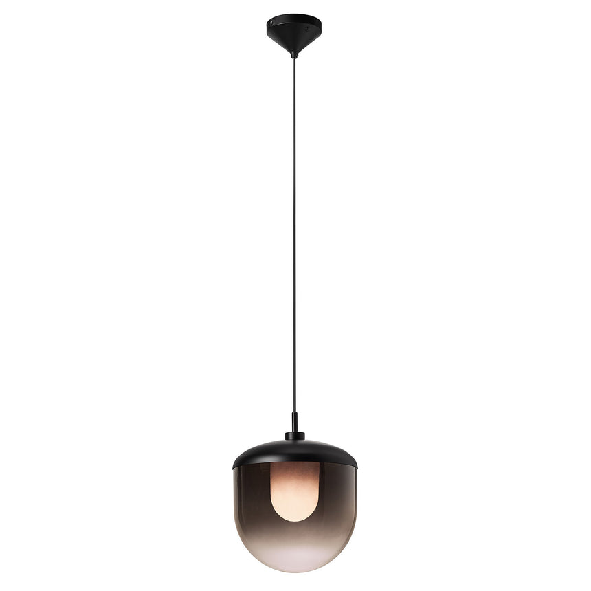 Magia 26 Pendant Light, Black/Smoke