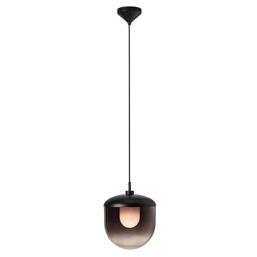 Magia 26 Pendant Light, Black/Smoke