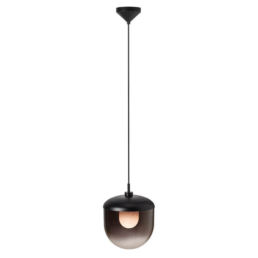 Magia 26 Pendant Light, Black/Smoke