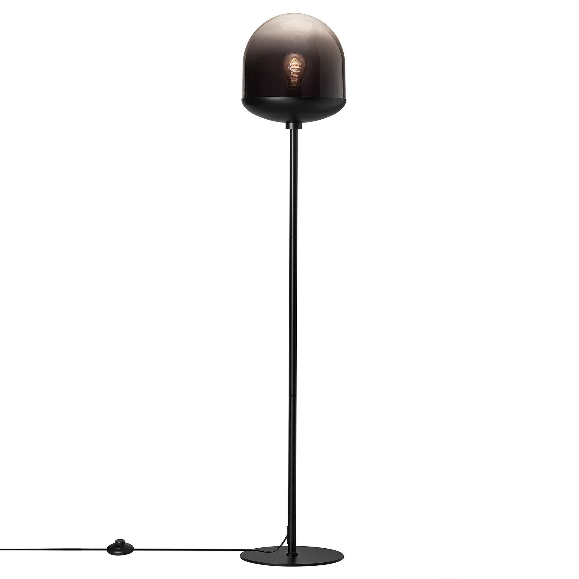 Magia Floor Lamp, Black/Smoked