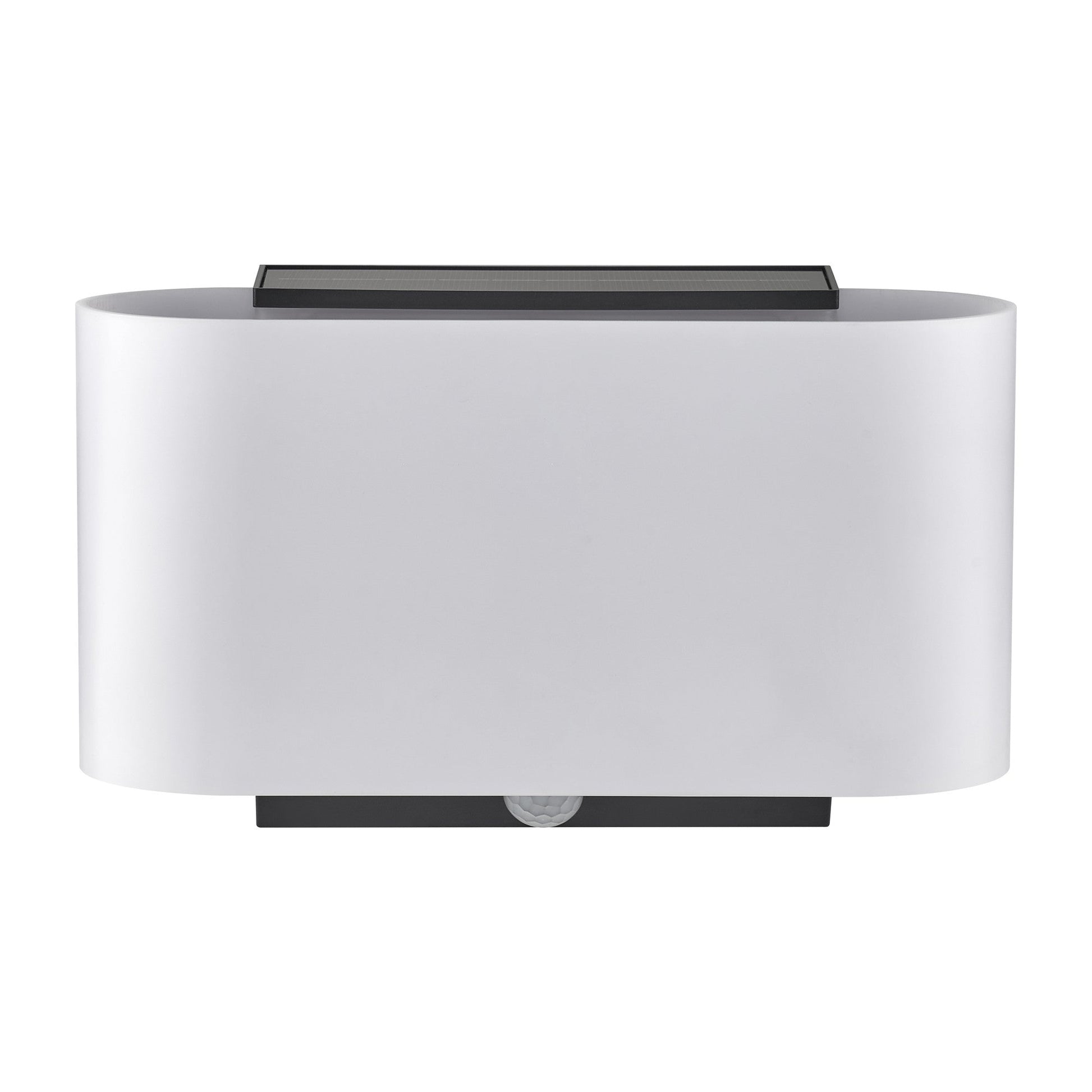 Piola Solar Wall Light, Black/Opal