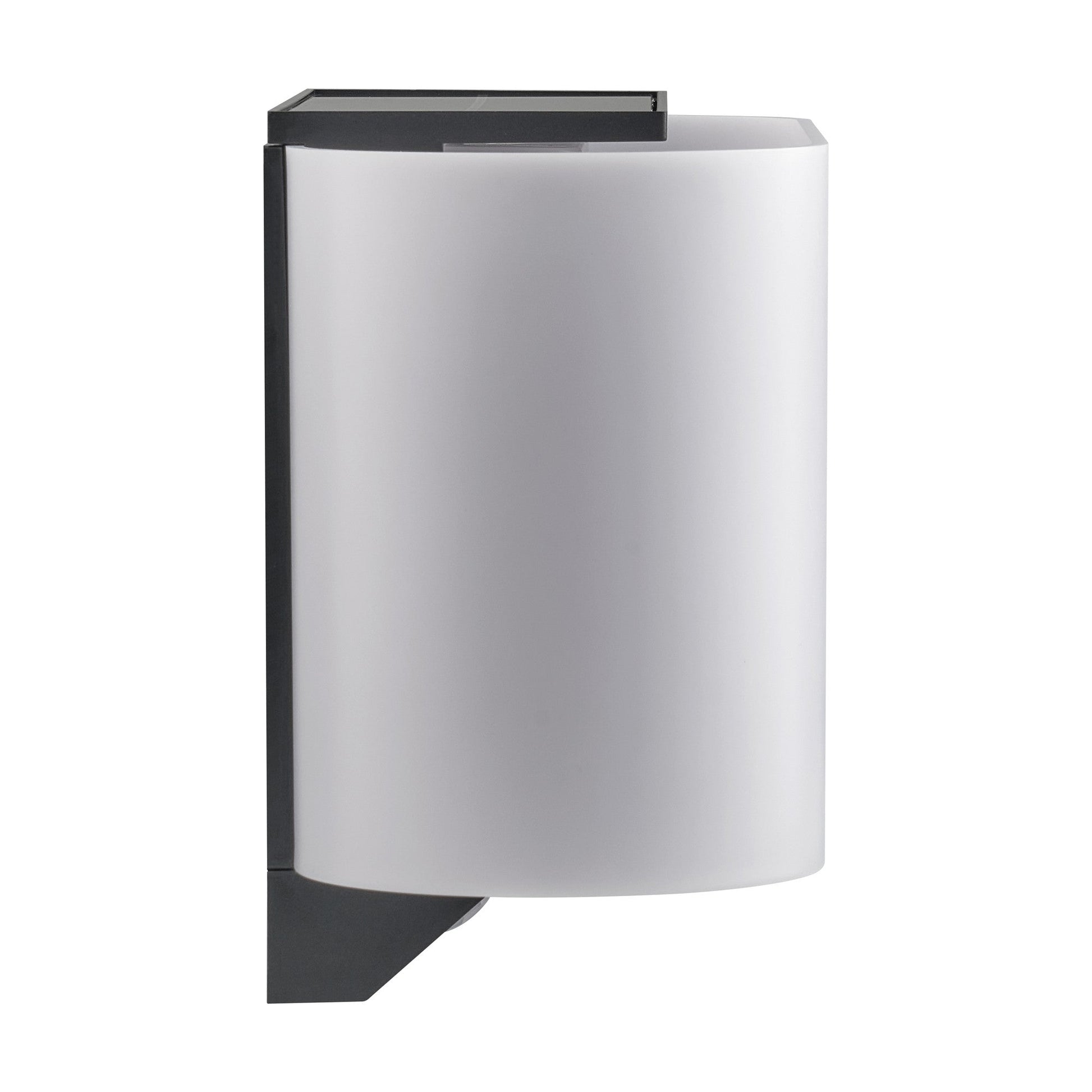 Piola Solar Wall Light, Black/Opal