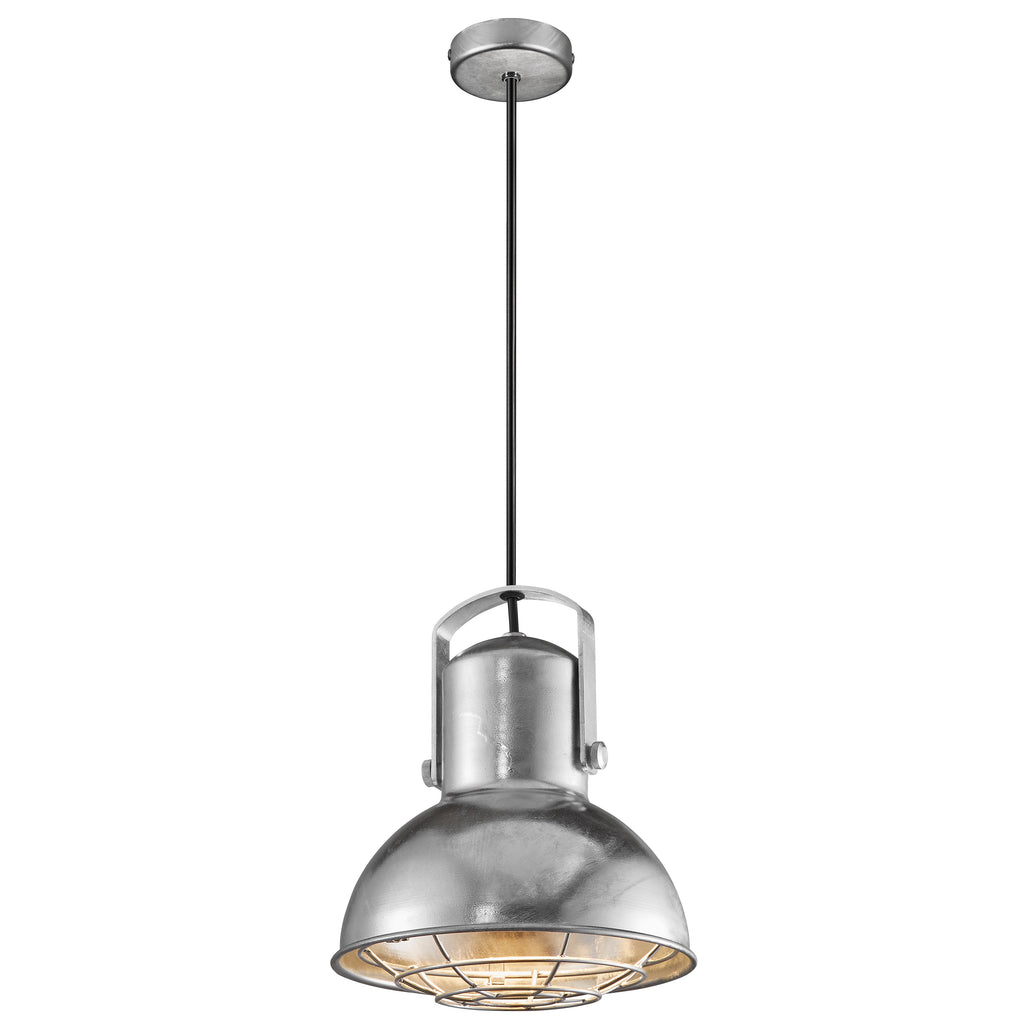 Porter 21 Pendant Light, Galvanised