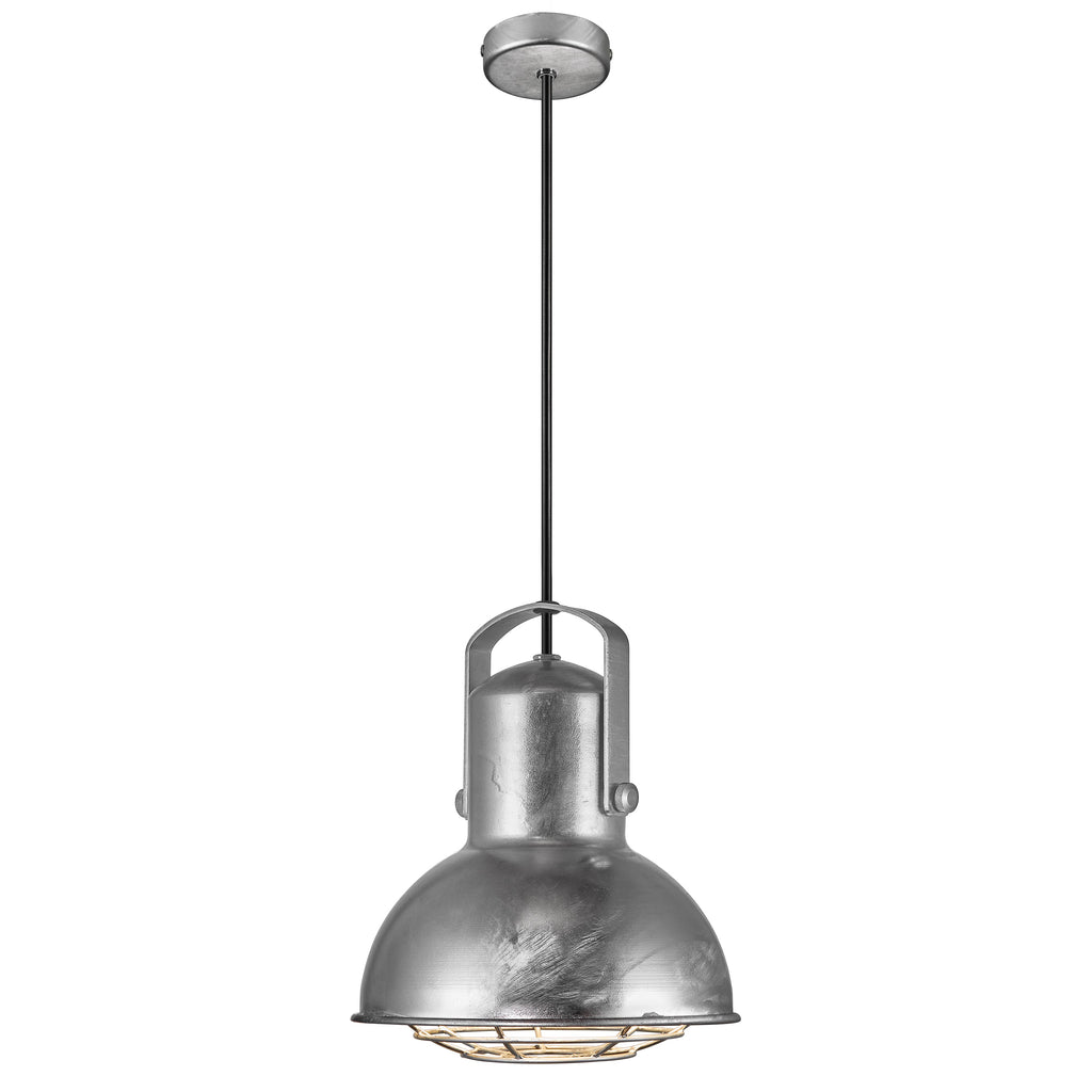 Porter 21 Pendant Light, Galvanised