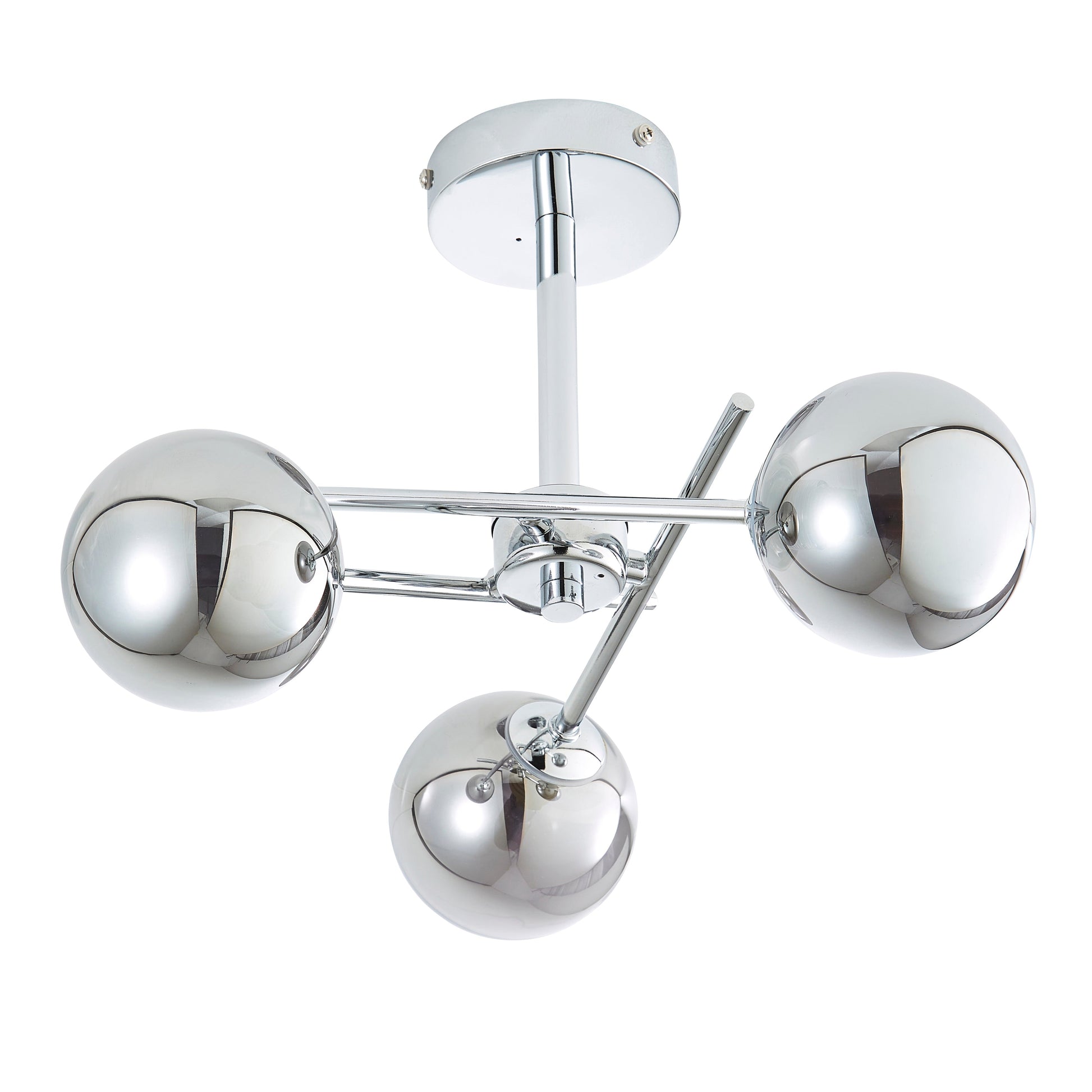 Lindos 3 Light Semi-flush Bathroom Ceiling Light