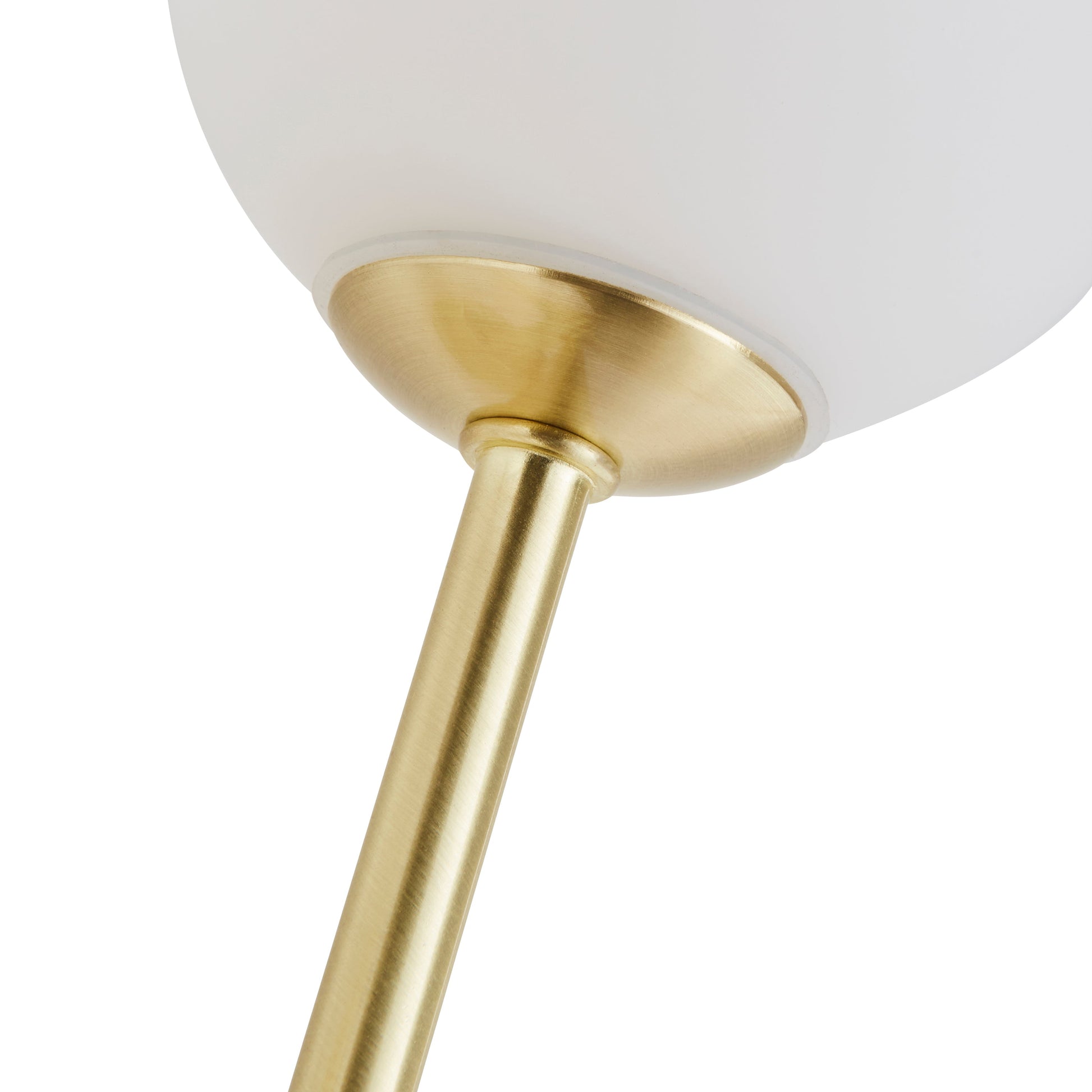 SPA Ando 2-Light Bathroom Wall Light, Satin Brass