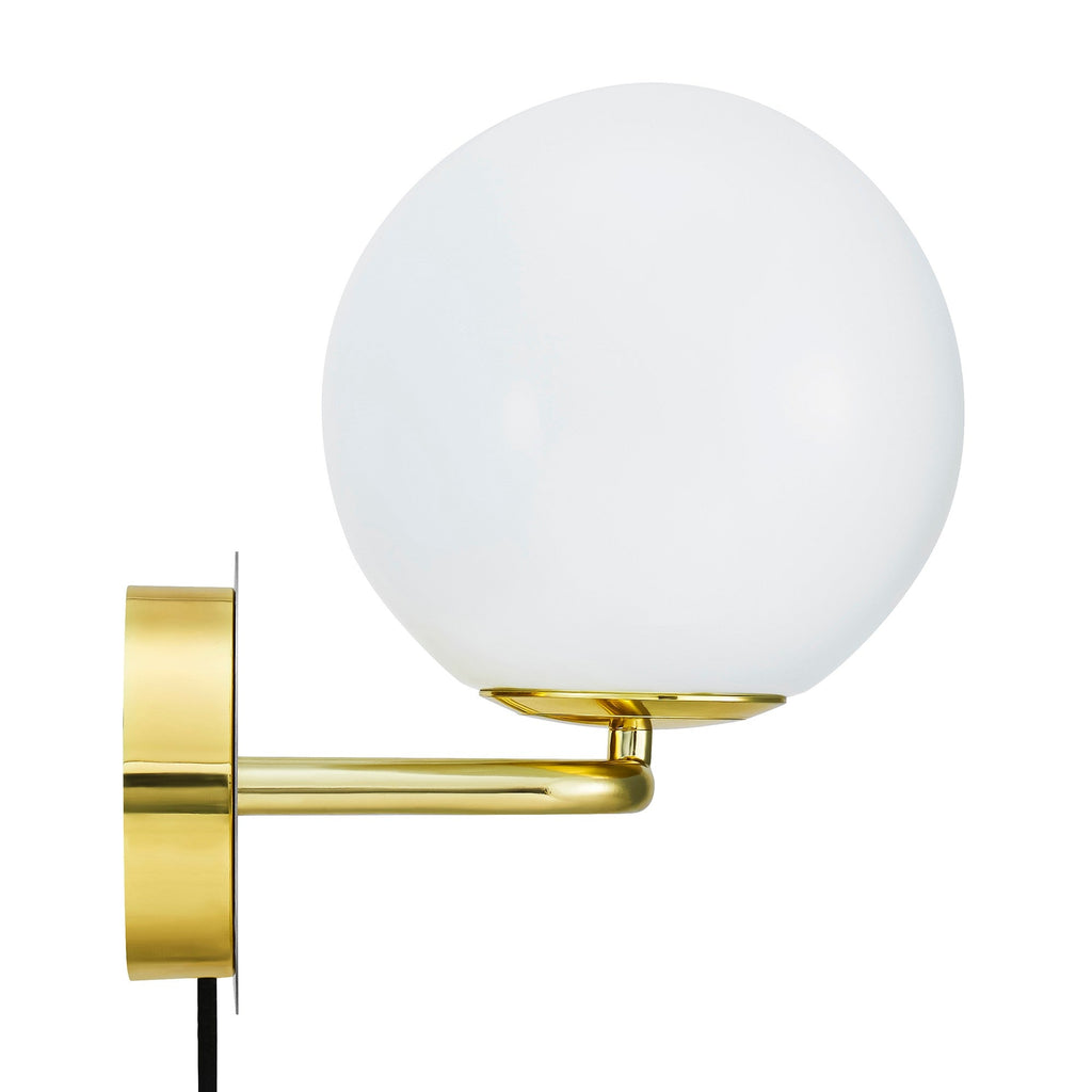 Shapes Wall Light, Brass/Opal