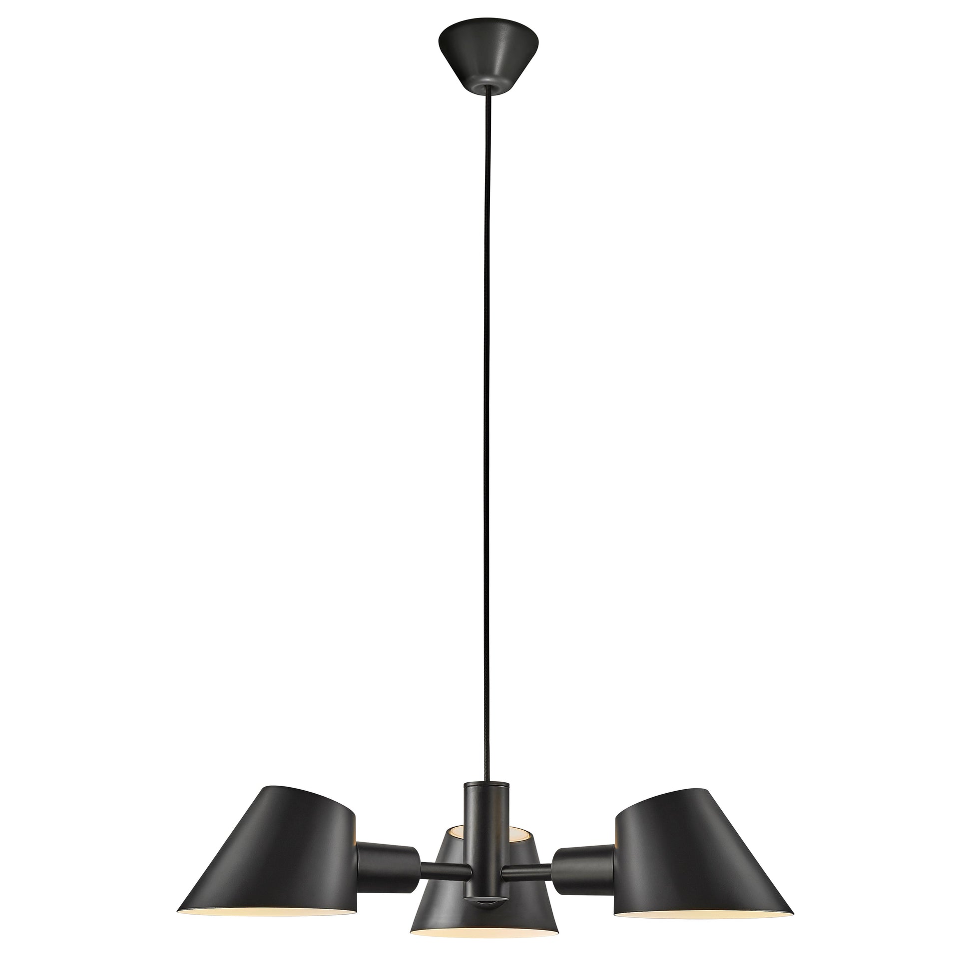 Stay 3 Light Pendant Light, Black