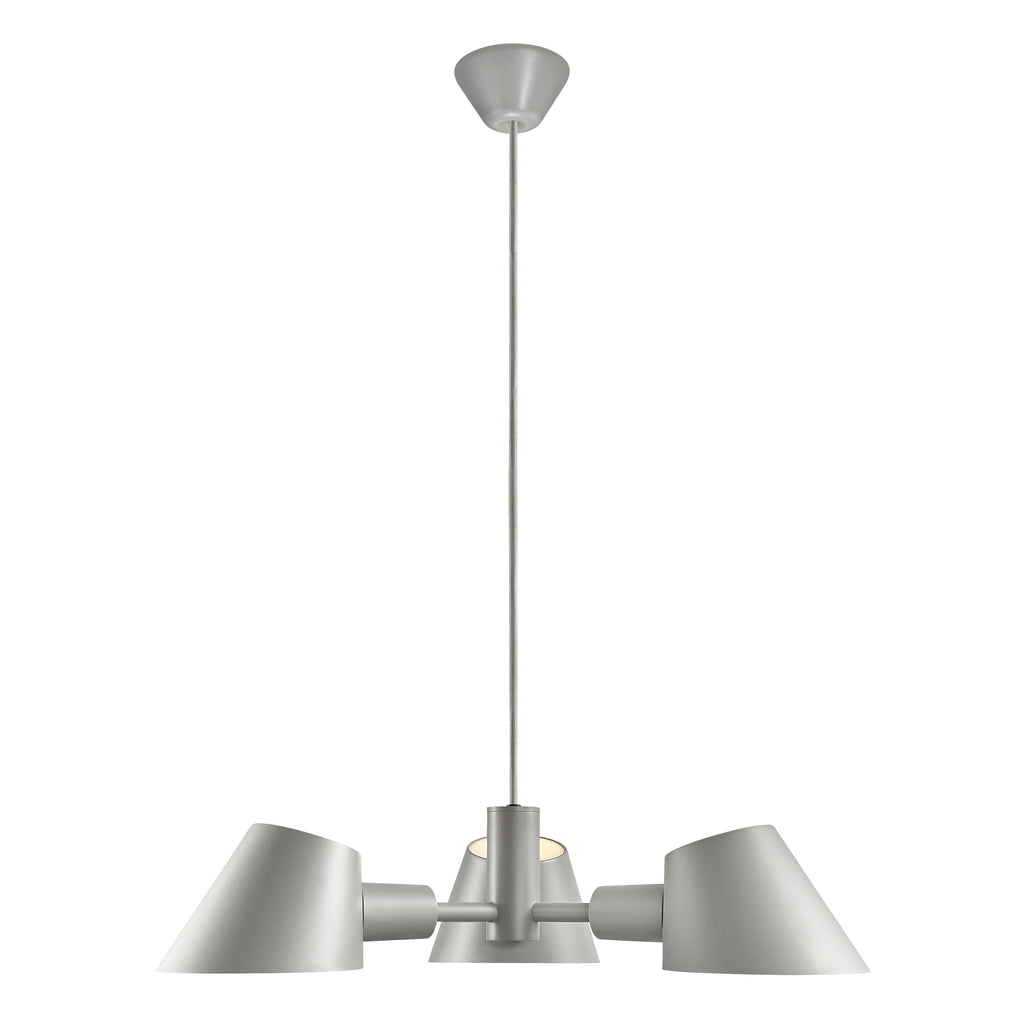 Stay 3 Light Pendant Light, Grey