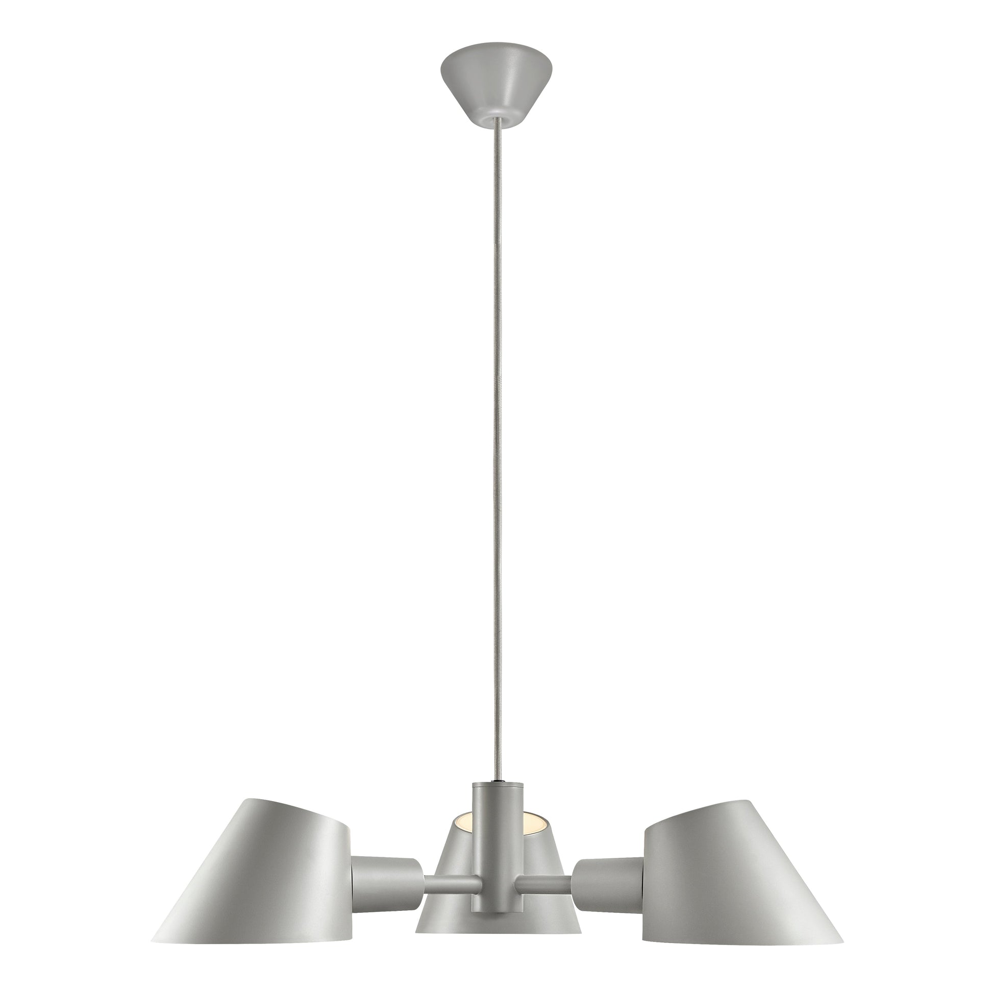 Stay 3 Light Pendant Light, Grey