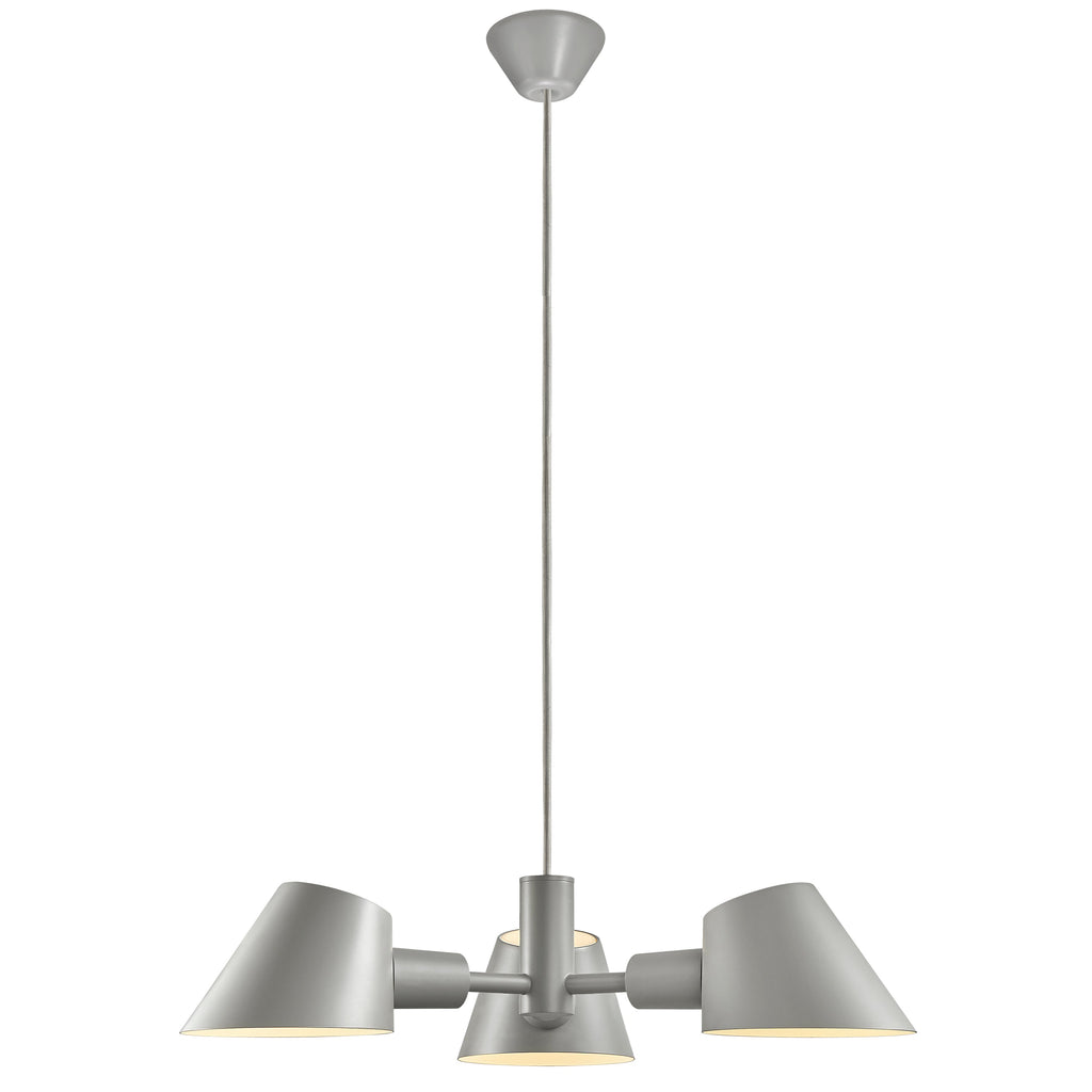 Stay 3 Light Pendant Light, Grey