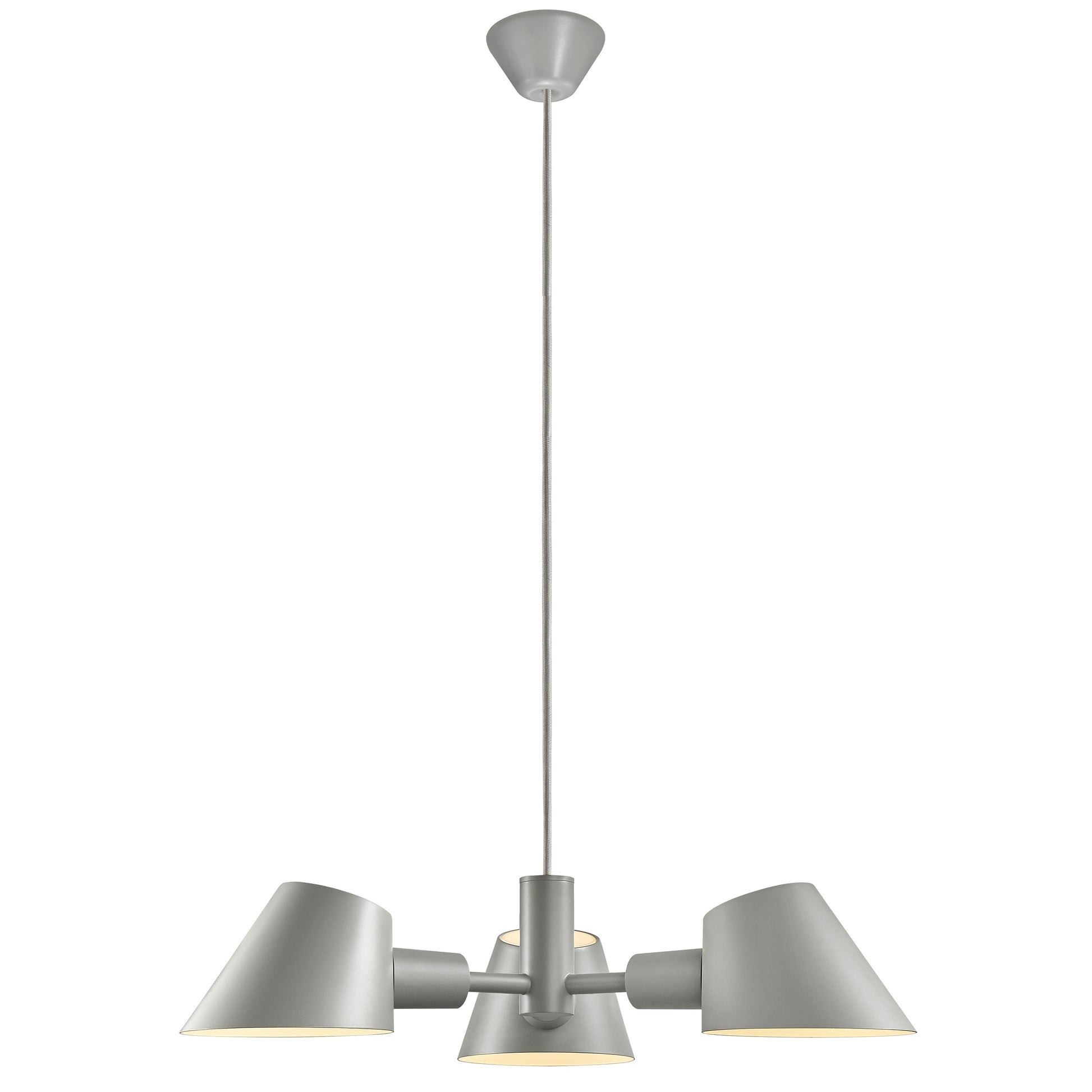 Stay 3 Light Pendant Light, Grey