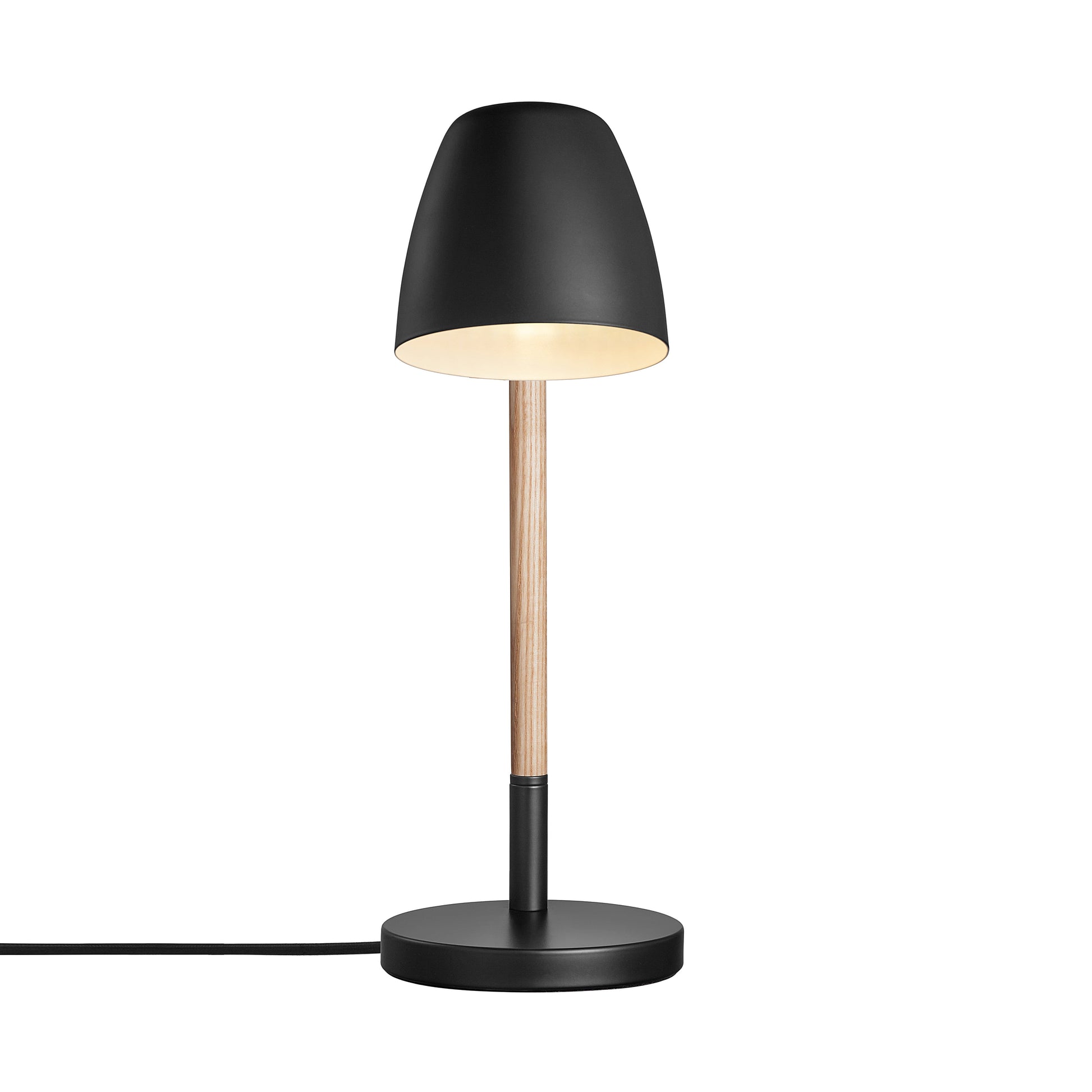 Theo Desk Lamp, Black/Brown