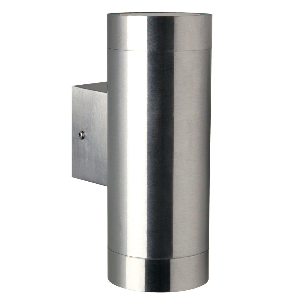 Tin Maxi Up & Down Outdoor Wall Light, Stainless Steel