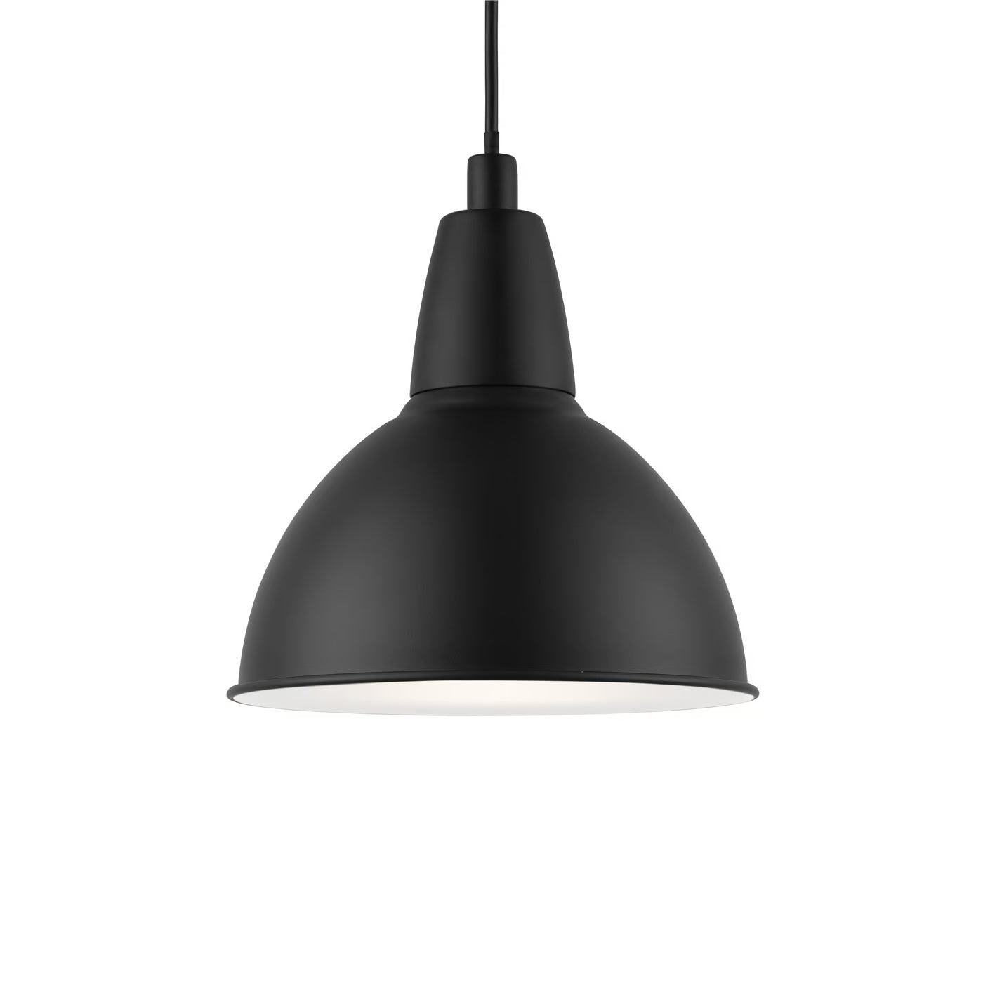 Trude 22 Pendant Light, Black