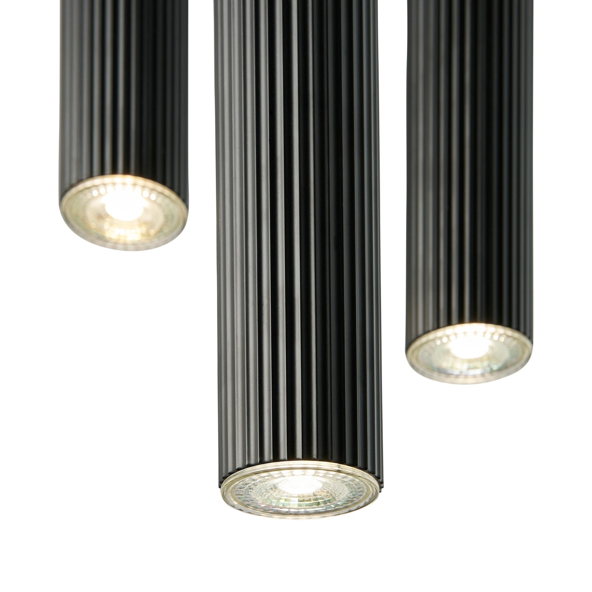 Vico 3 Light Pendant, Black