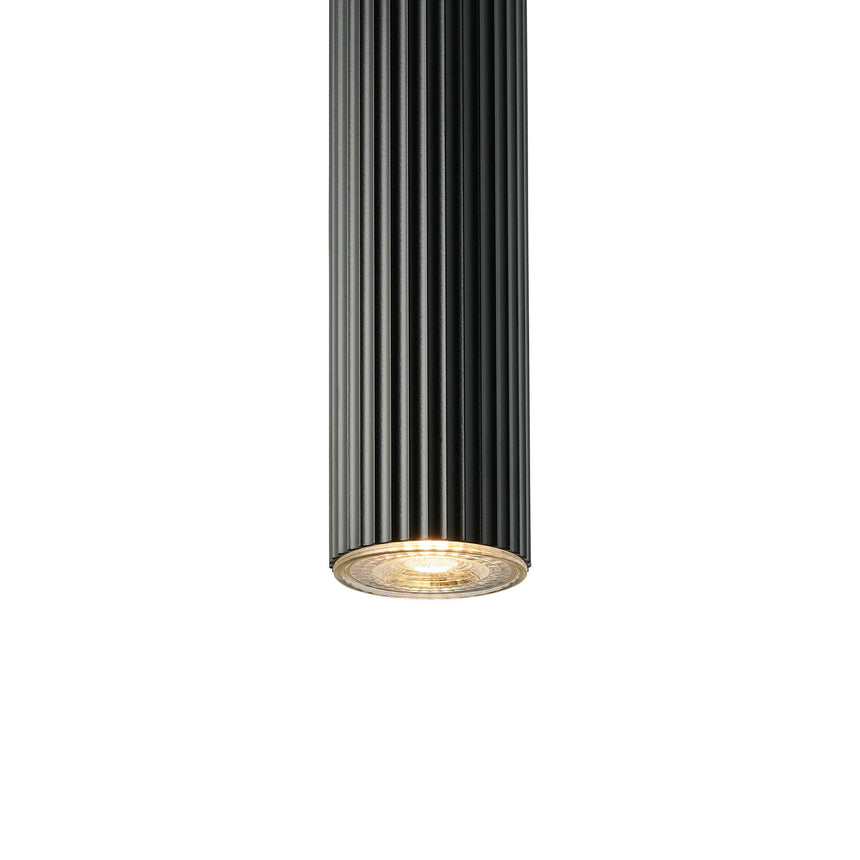 Vico 4 Light Island Pendant, Black