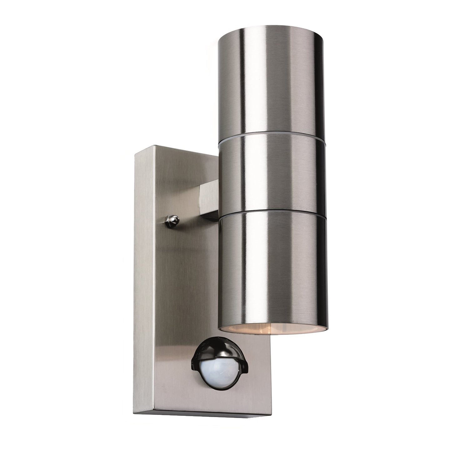 Arren PIR Up/Down Outdoor Wall Light, Stainless Steel