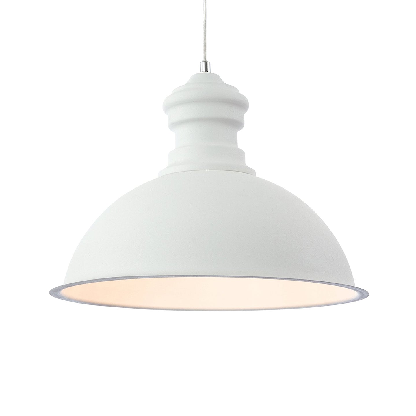 Aztec 38 Pendant, White