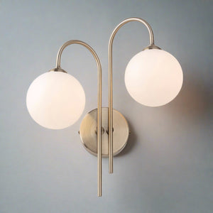 Bodel Twin Globe Wall Light