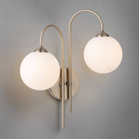 Bodel Twin Globe Wall Light