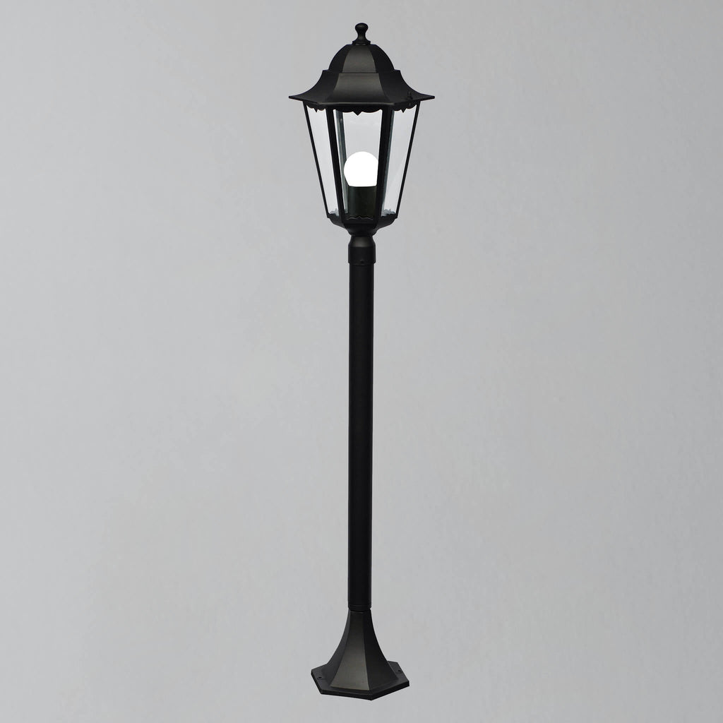Cardiff Traditional Post Light, Black