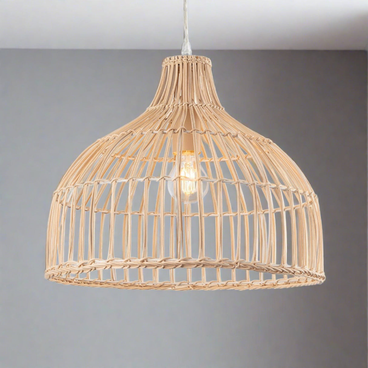 Comrie 41 Rattan Pendant Light