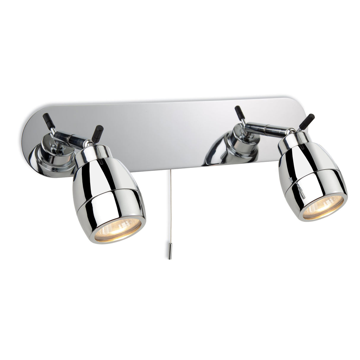 Crosley Twin Bathroom Wall Spotlights, Chrome