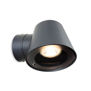 Dakota Resin Outdoor Wall Light, Graphite