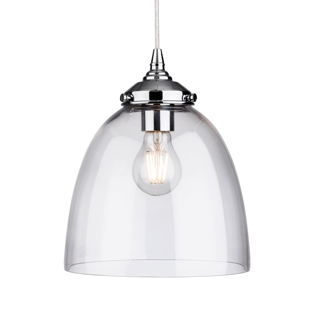 Esme Glass Bell Pendant Light