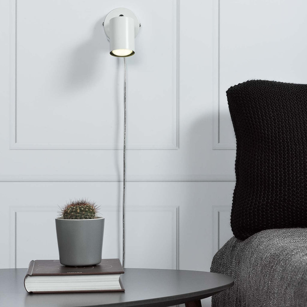 Nordlux Explore Wall Lamp - White-Lampsy