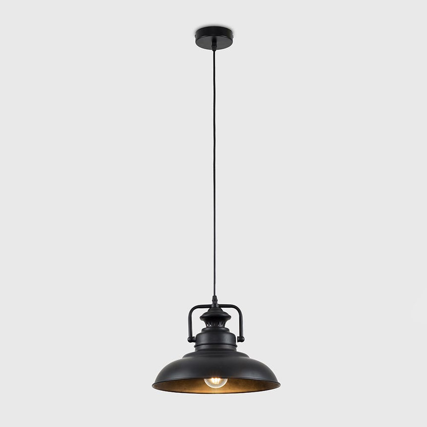 Industrial Style 31cm Metal Pendant Light