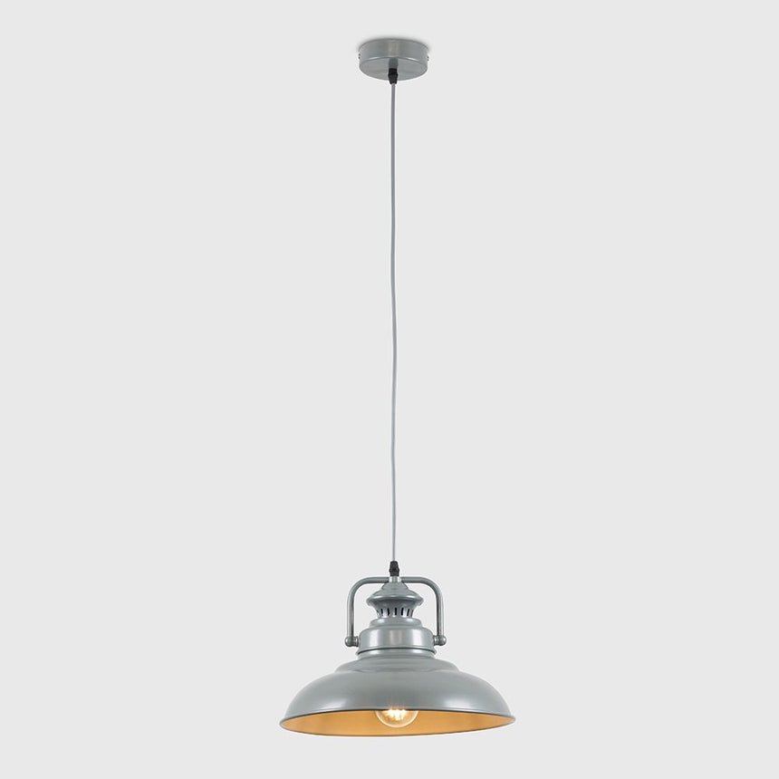 Industrial Style 31cm Metal Pendant Light