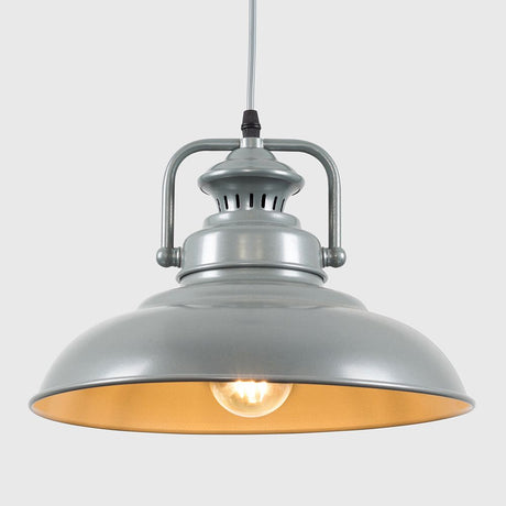 Industrial Style 31cm Metal Pendant Light