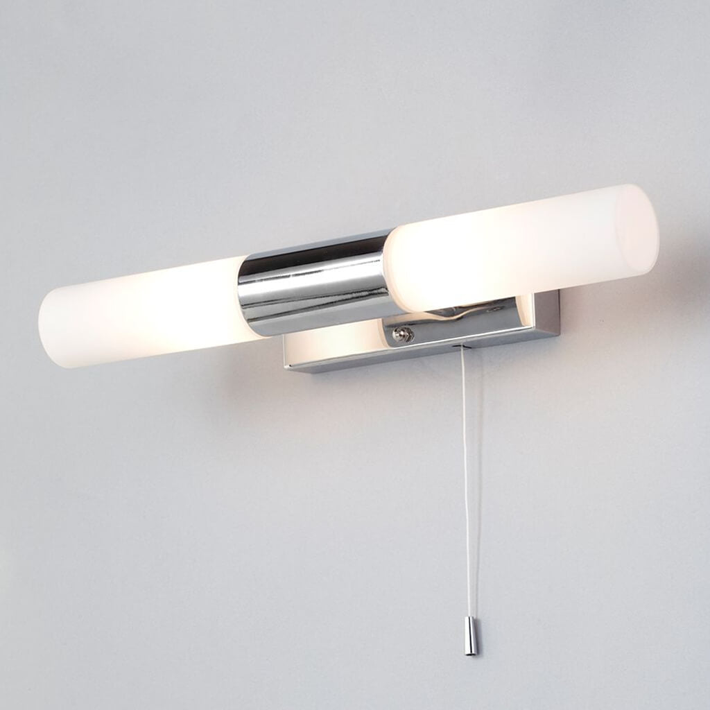 Lampsy Jamie Chrome Over Mirror Wall Light - -Lampsy