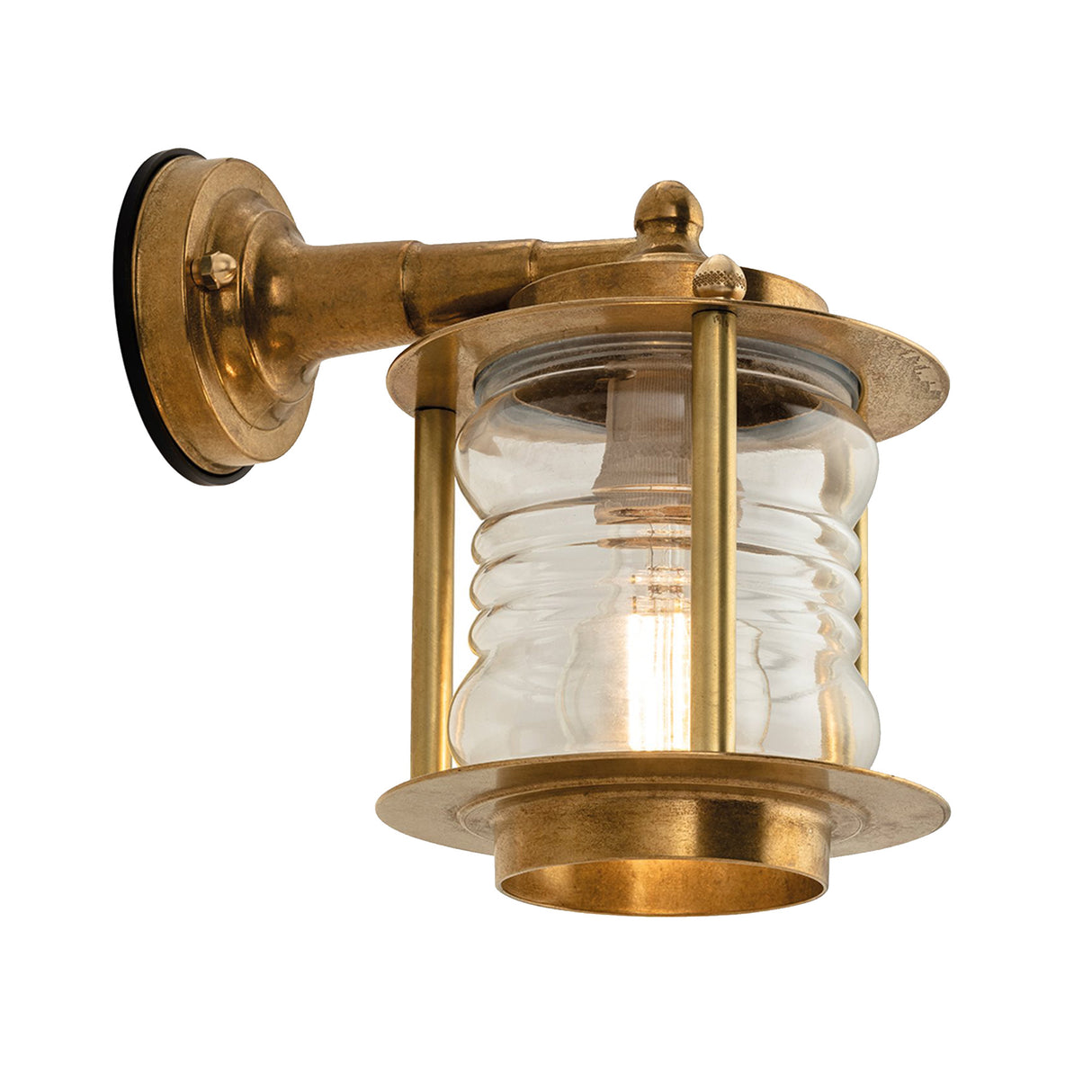 Jude Solid Brass Nautic Wall Lantern