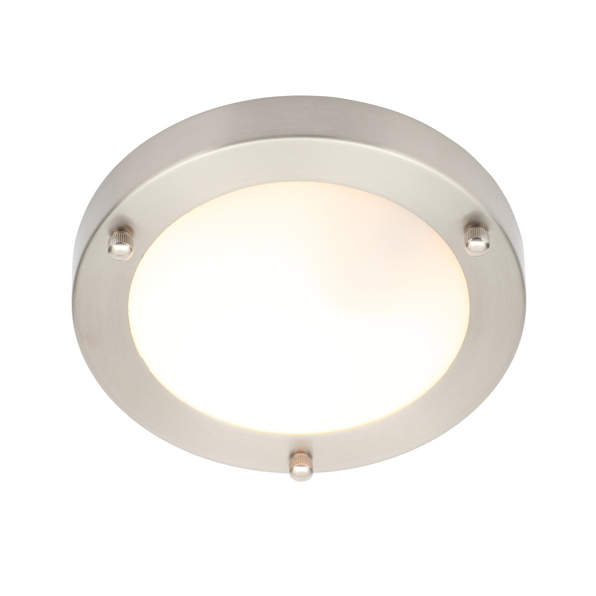 Kali 18 LED Bathroom Ceiling Light, Satin Nickel