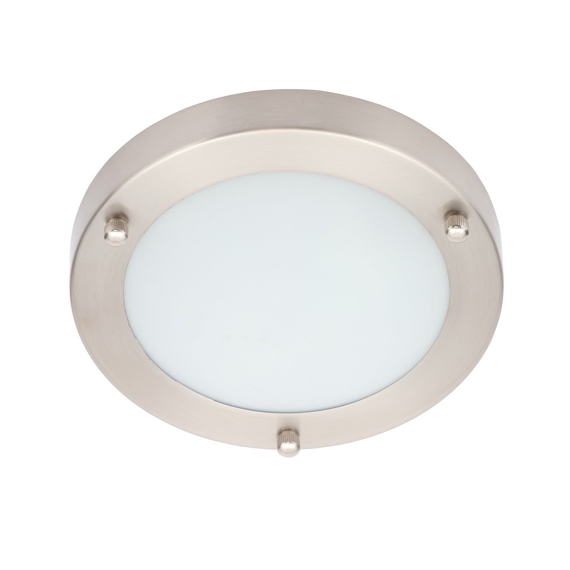 Kali 18 LED Bathroom Ceiling Light, Satin Nickel