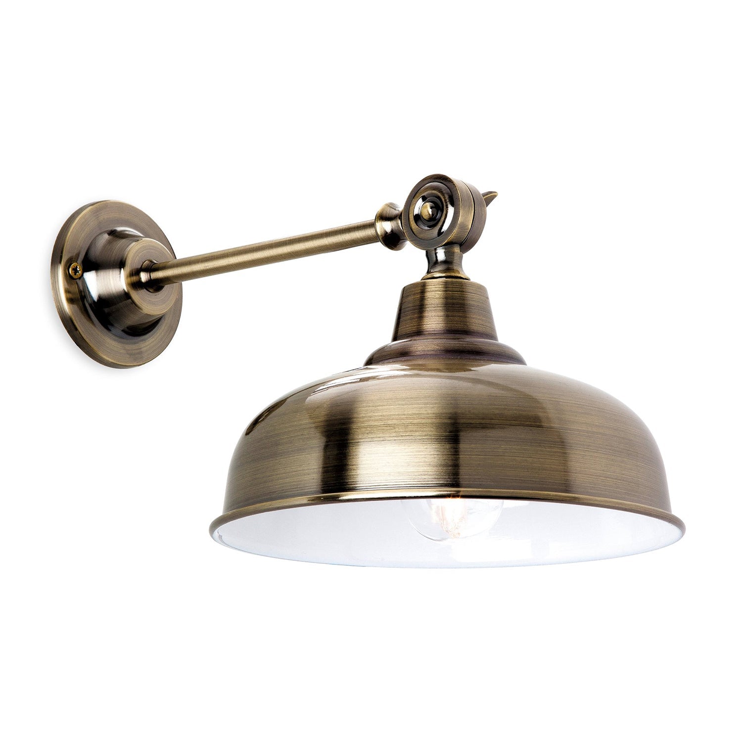 Kinney Wall Light, Antique Brass