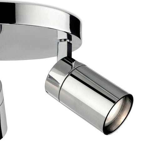 Lark 3 Light Bathroom Spotlights, Chrome