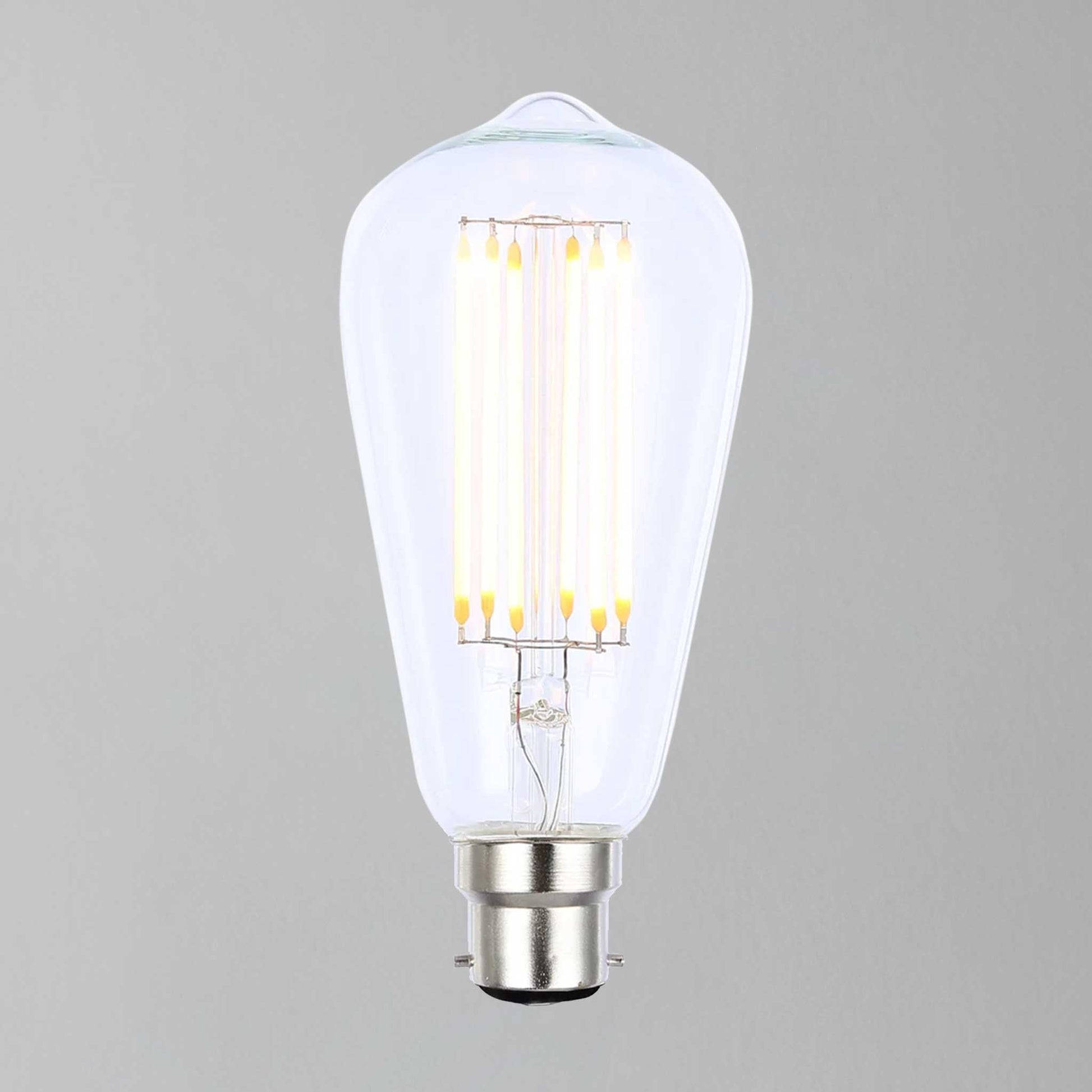 500lm ST64 2200k Dimmable LED Filament Light Bulb B22 (40w eqv)