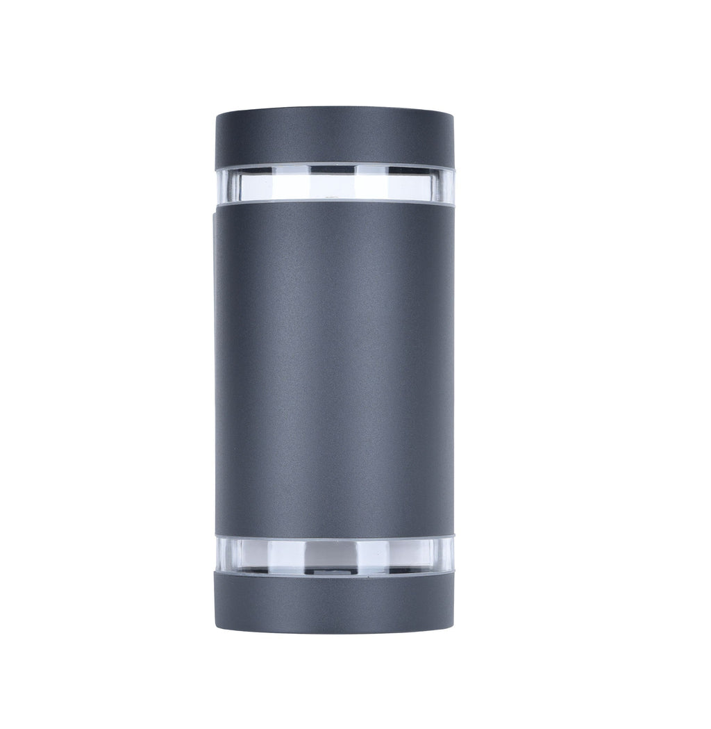 Focus Up & Down Outdoor Wall Light, Dark Grey