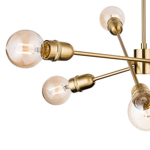 Maddox 6 Light Semi Flush Light