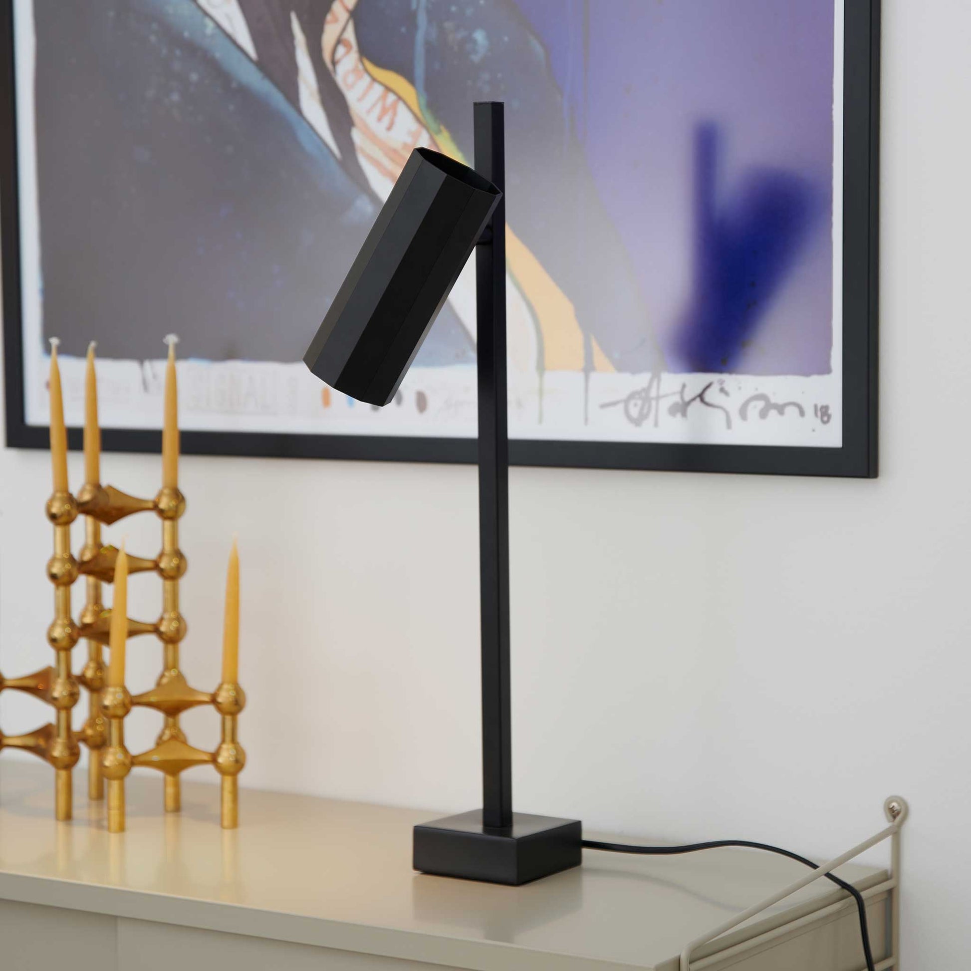 Alanis Table Lamp, Black