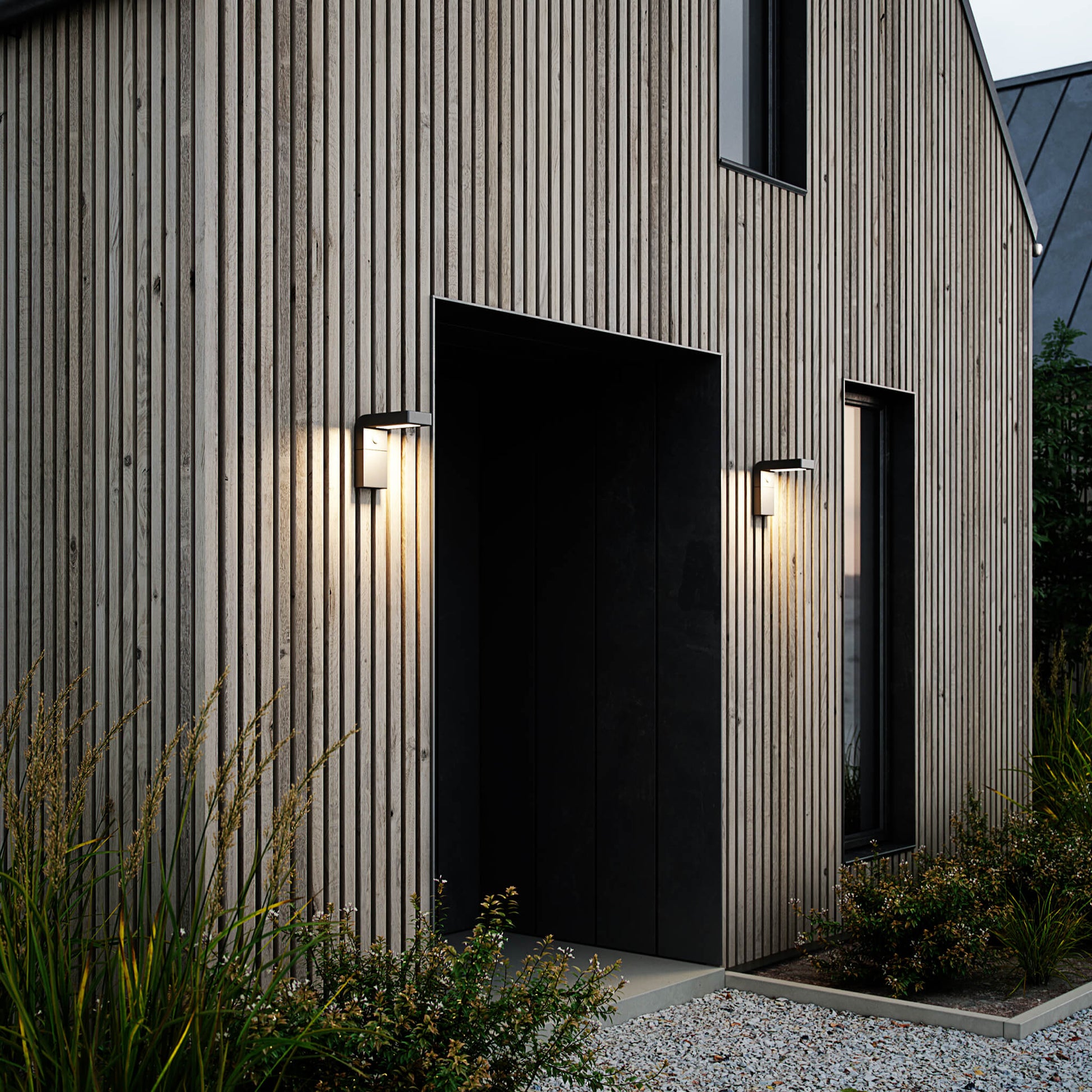 Alya LED Solar Wall Light