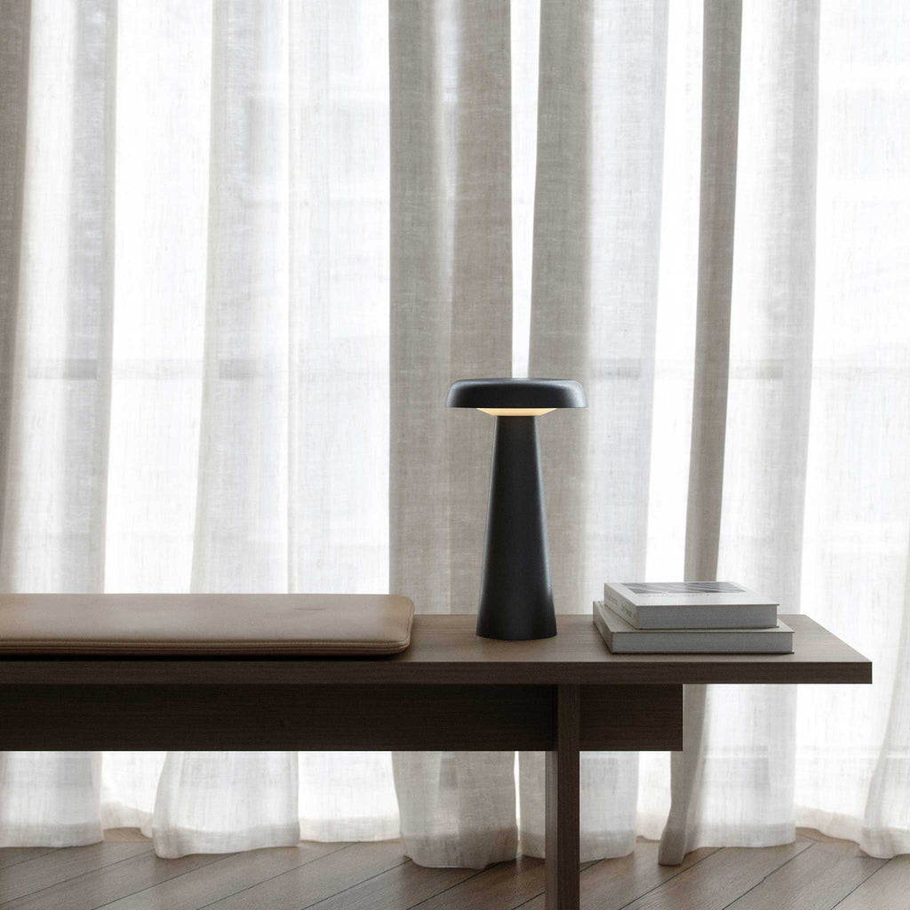 Arcello Rechargeable Table Lamp, Anthracite