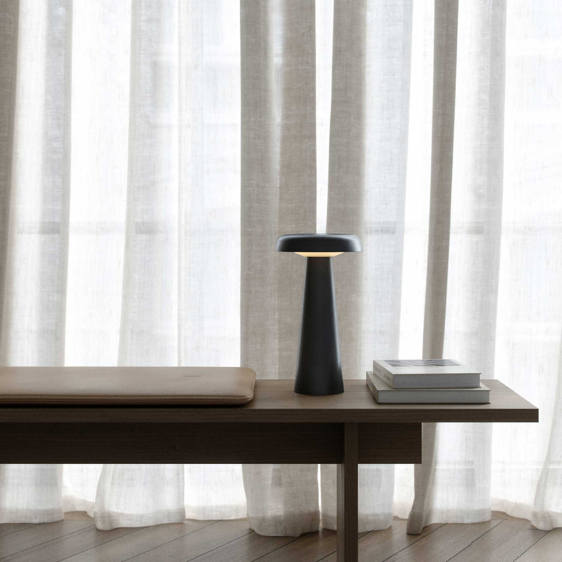 Arcello Rechargeable Table Lamp, Anthracite