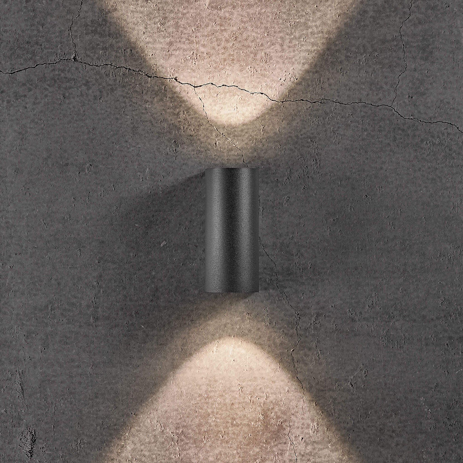 Asbol Up & Down Wall Light, Black